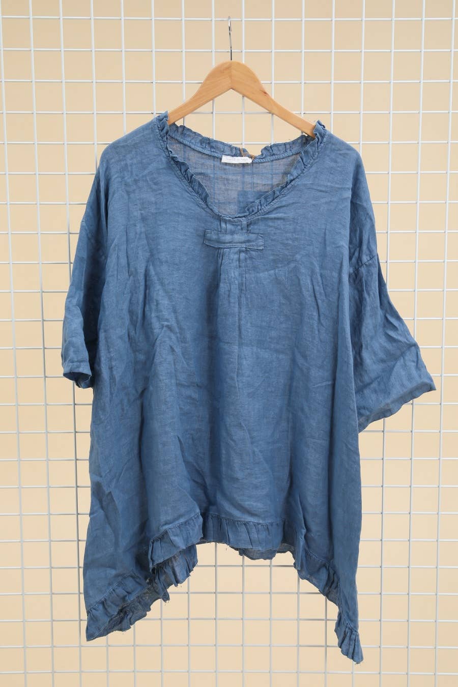 Lea & Luc - Grandes Tailles – Túnica - Mulher por atacado – Túnica de linho plus size com caimento solto31