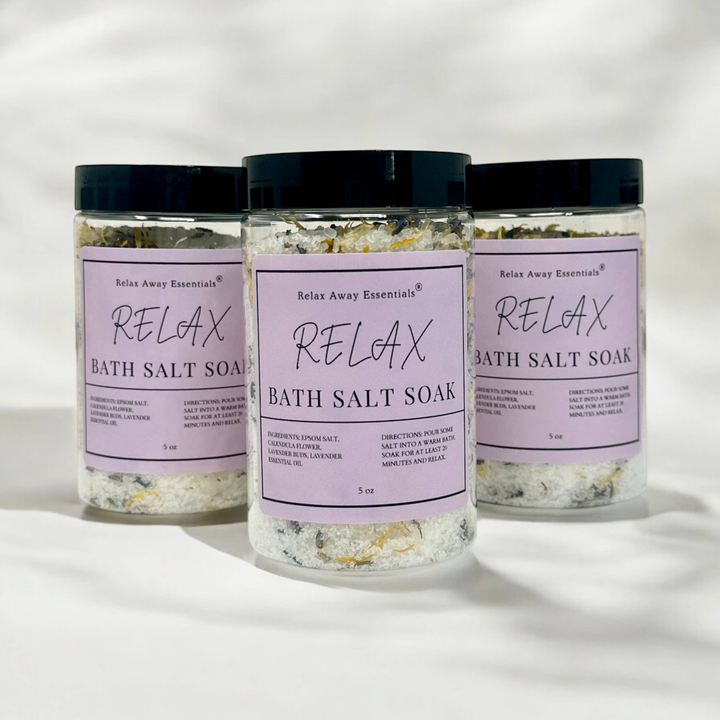 Relax Away Essentials - Wholesale Bath Soak/Milk - Bath Salt Soak - Spa Soak 3