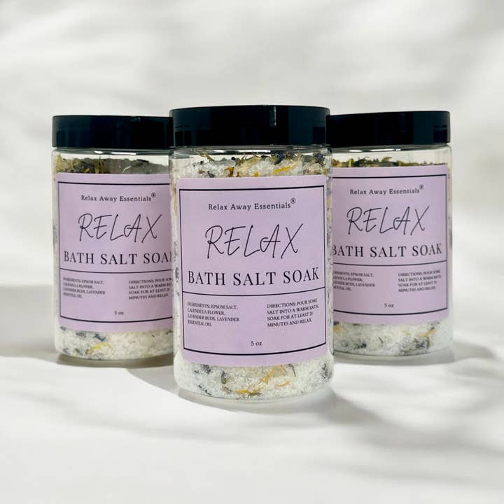 Relax Away Essentials - Wholesale Bath Soak/Milk - Bath Salt Soak - Spa Soak 3