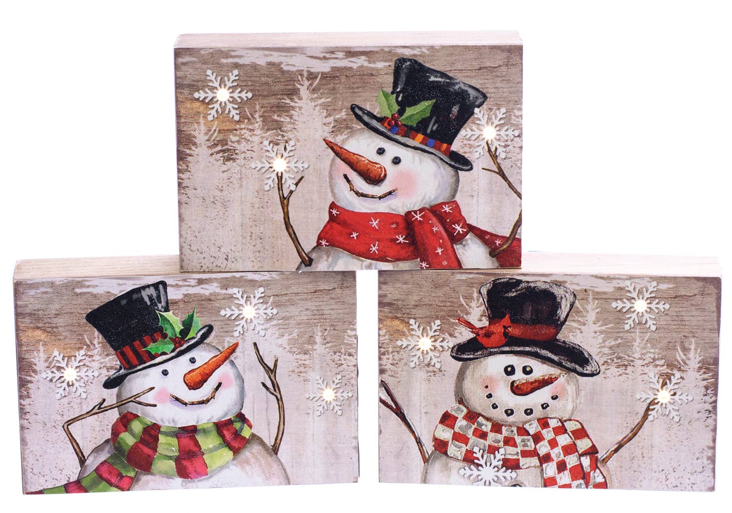 Oak Street Wholesale - Wholesale Christmas Decoration - Light Box Snowman (3)
