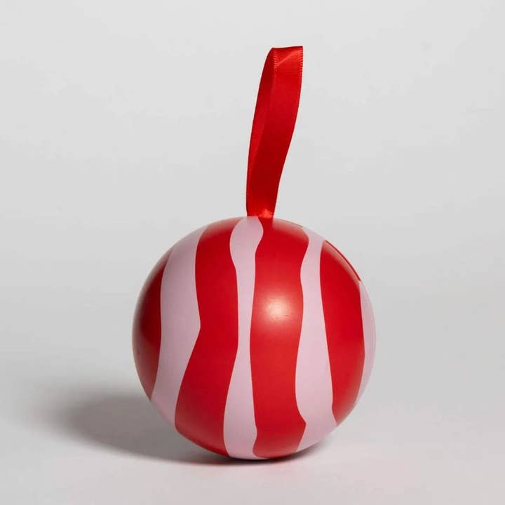 Lucia refillable Christmas bauble with chocolate truffles for wholesale by Gåva Gifting