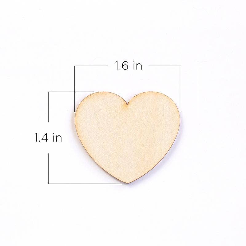 Kate Aspen - Wholesale Guest Book - Wooden Hearts for Guest Book Alternative (Set of 75)9