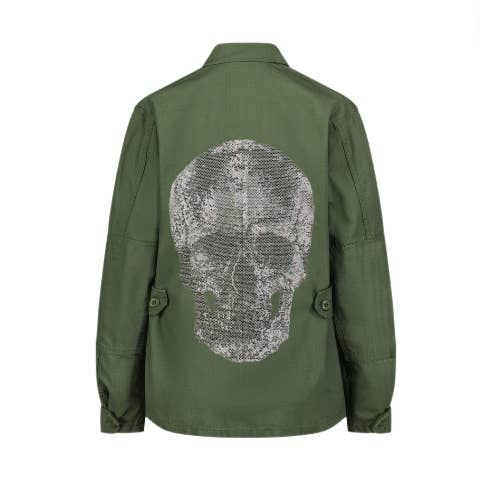 Skull Army Jacket for wholesale by Hipchik