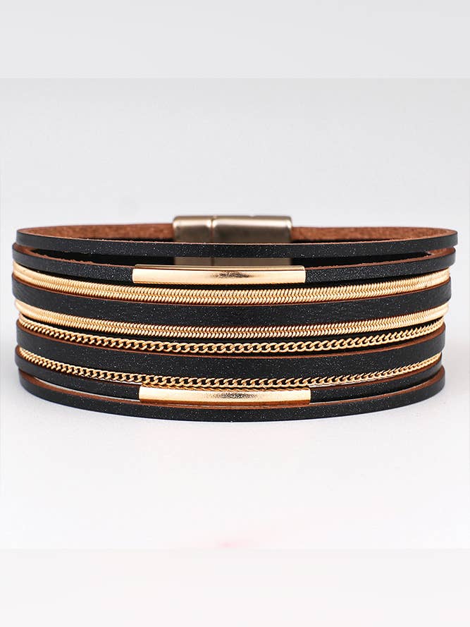 Multilayer Chain Knit Bracelet YQ011 for wholesale by UNISHE