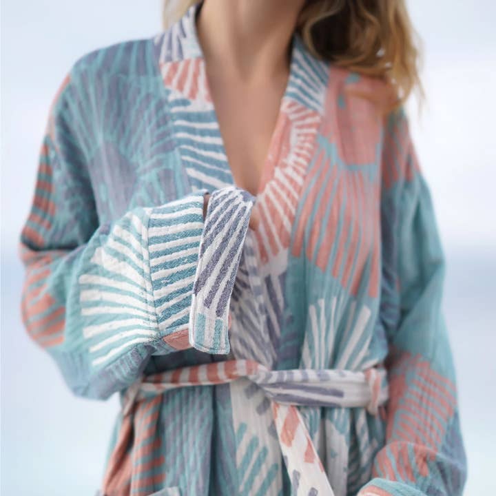 Bagno Milano - Vente Peignoir – femme - Collection de peignoirs et ponchos en peshtemal bio Bagno Milano83