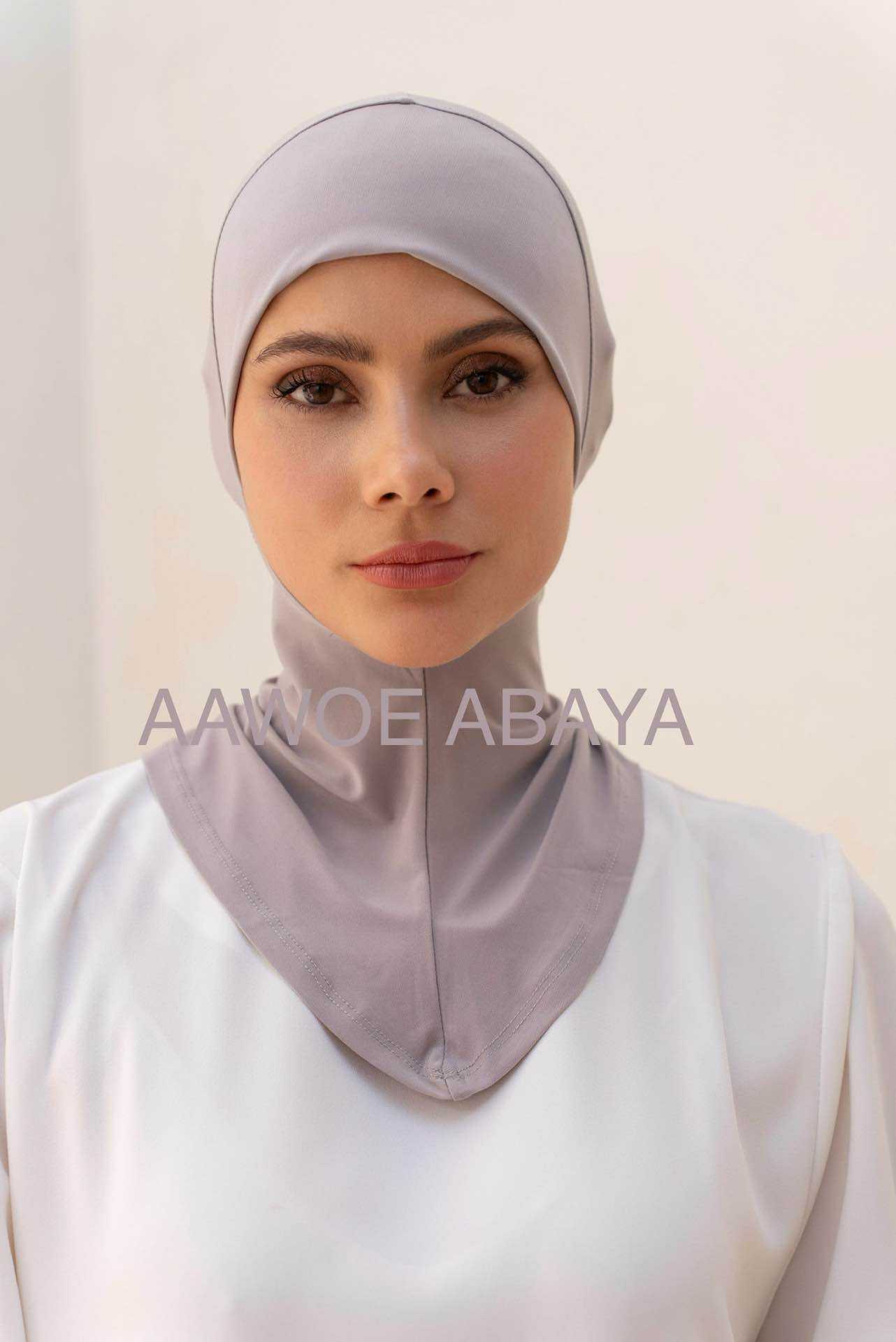 Aawoe Abaya – wholesale Hijab - Dam – Elegant hijabmössa med kaffekant - 228811