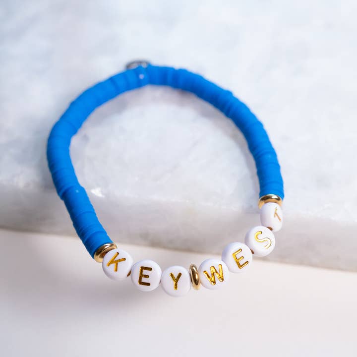 Haven - Wholesale Beaded bracelet - Customizable Letter Bracelet - Polymer Clay - Adult Size2