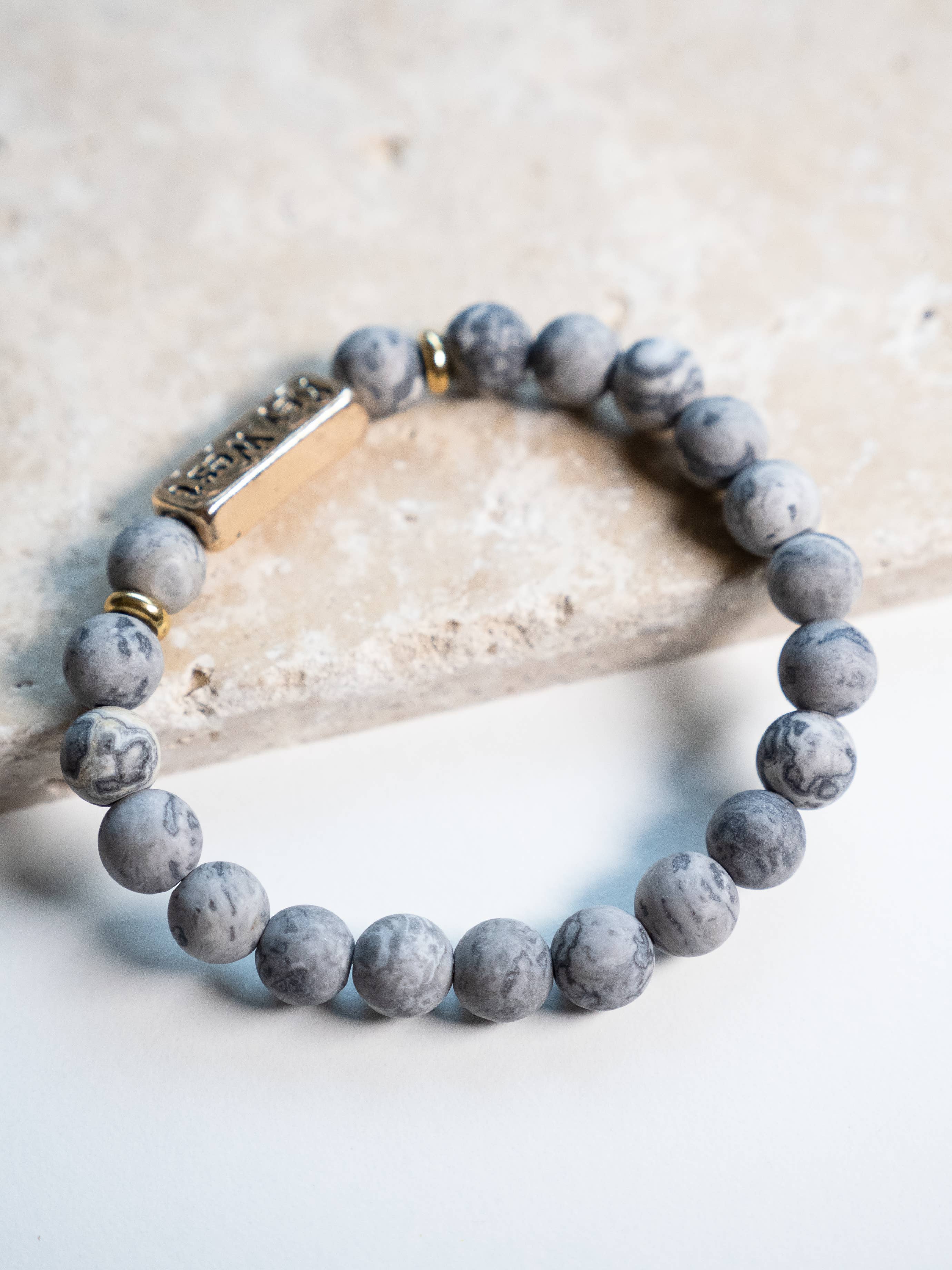 Haven - Wholesale Beaded Bracelet - Customizable Earth Stone Bead Bracelet5