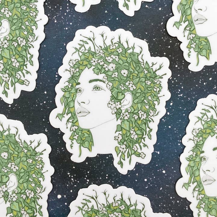 The Red Swan Shop - Wholesale Sticker - Vinyl Decal - Plant Ladies - Impatiens1