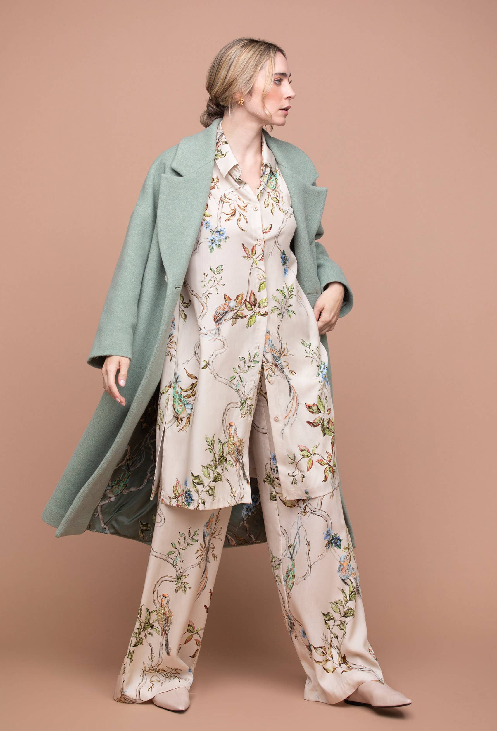 Greenkiss - Vente Manteau – femme - Manteau long oversize croisé en laine3