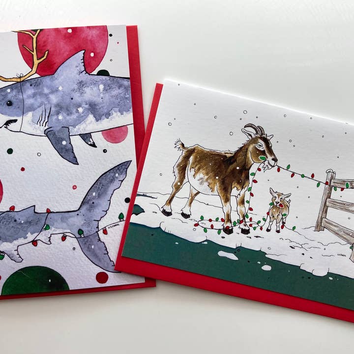 Holiday Cards for wholesale by Liz Park Studio