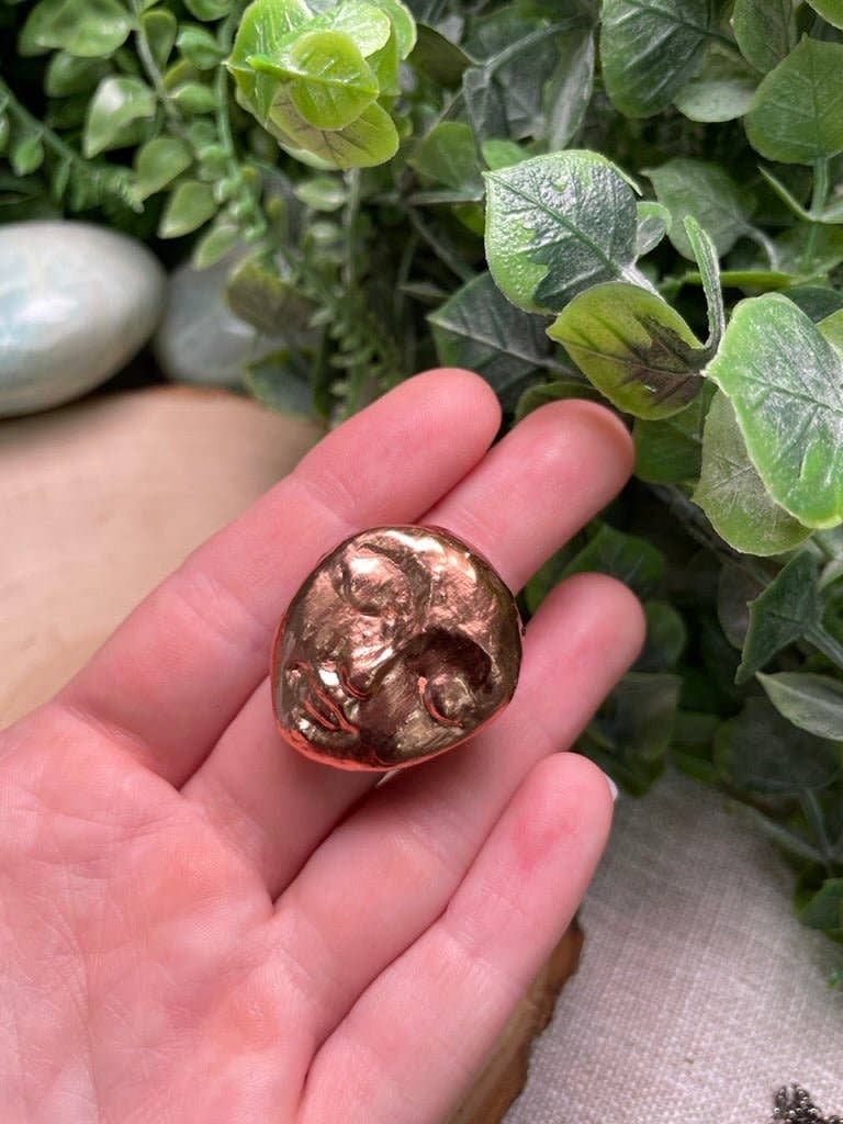 Copper Ashes - Wholesale Cocktail/Statement Ring - Goddess Ring Size 10.50