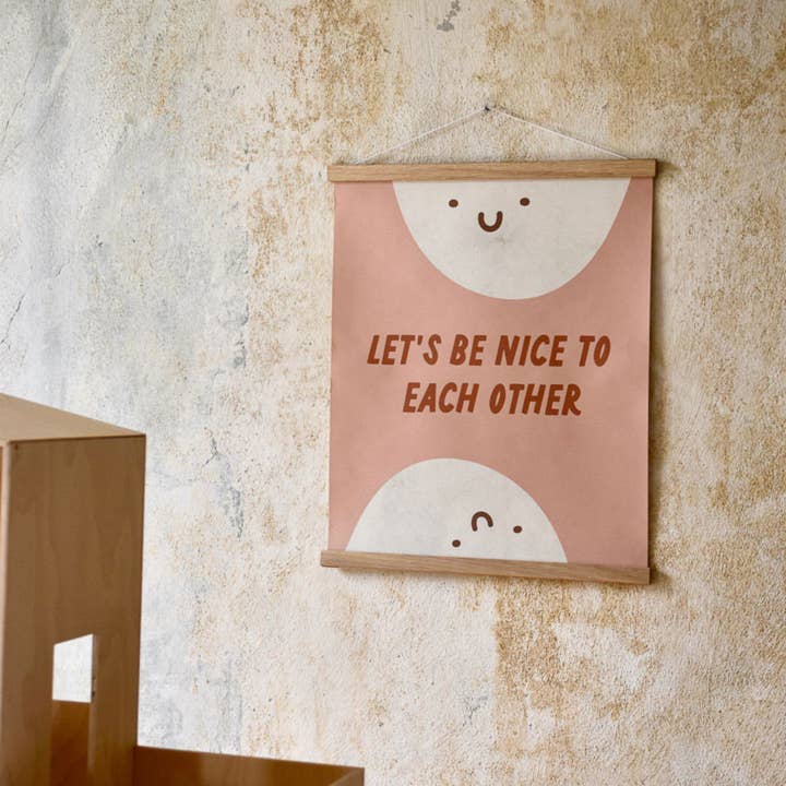 Little Otja - Wholesale Picture Frame - Magnetic Oak Poster Hanger, 50x705