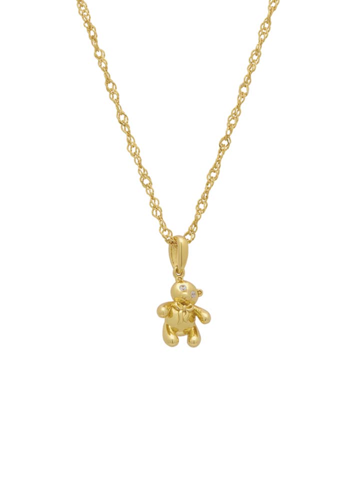 Teddy Pendant Necklace for wholesale by S-kin Studio Jewelry