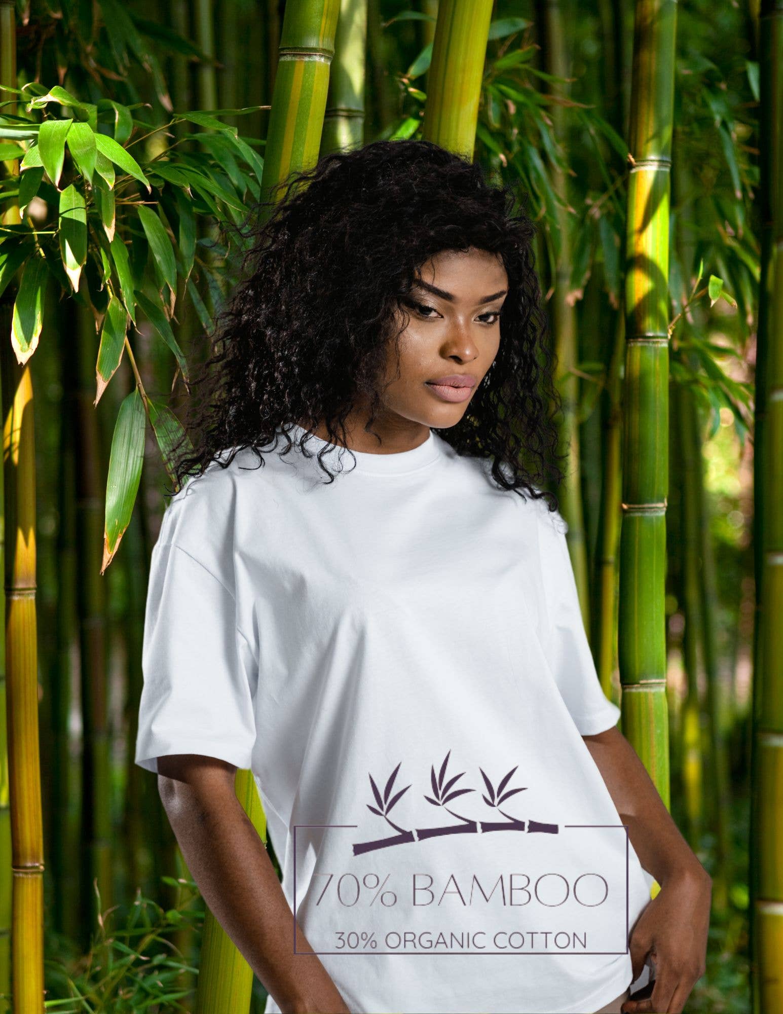 Neil & David - Vendita all'ingrosso Maglietta - Unisex - Maglietta a maniche corte in cotone organico di bambù - Unisex5