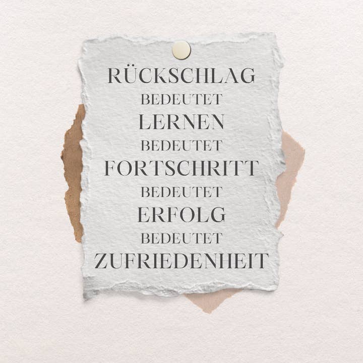 TheMotivation - Wholesale Art Print - Setback means learning means progress - Bulletin board1