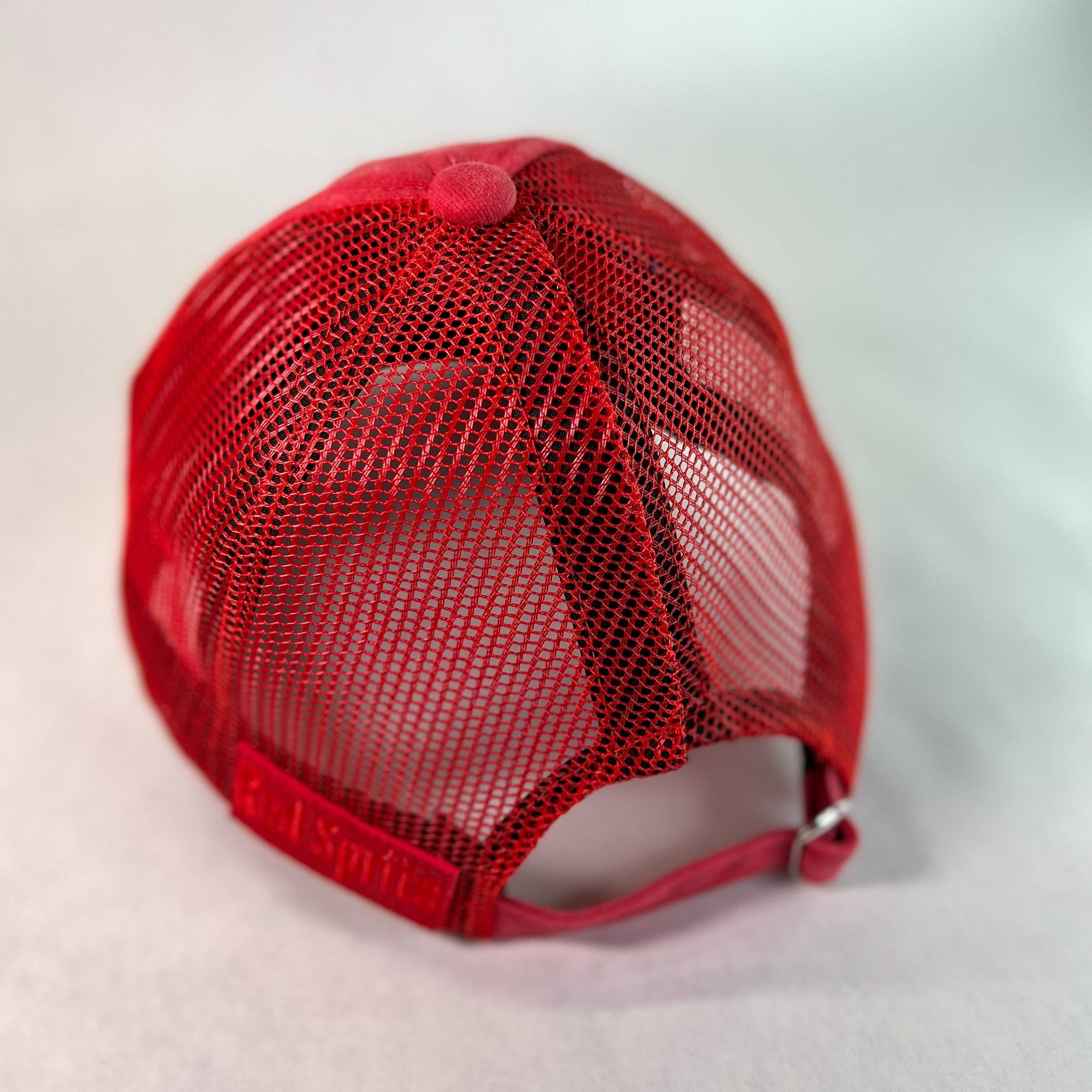 Red Sprite Hats - Wholesale Baseball Cap - Women's - Hidden Messy Bun Baseball Cap 2.0, High Ponytail Hat38