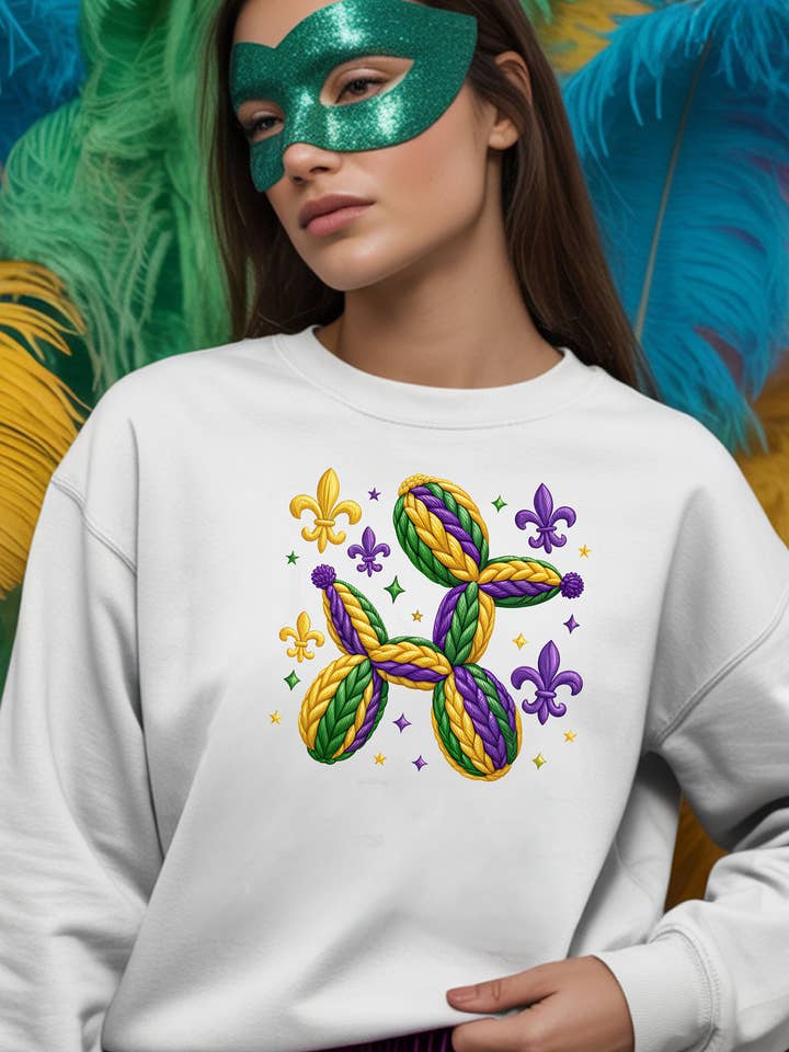 Crochet Walk it Dog Sweatshirt - Gildan Softstyle for wholesale by Rainwater Designs