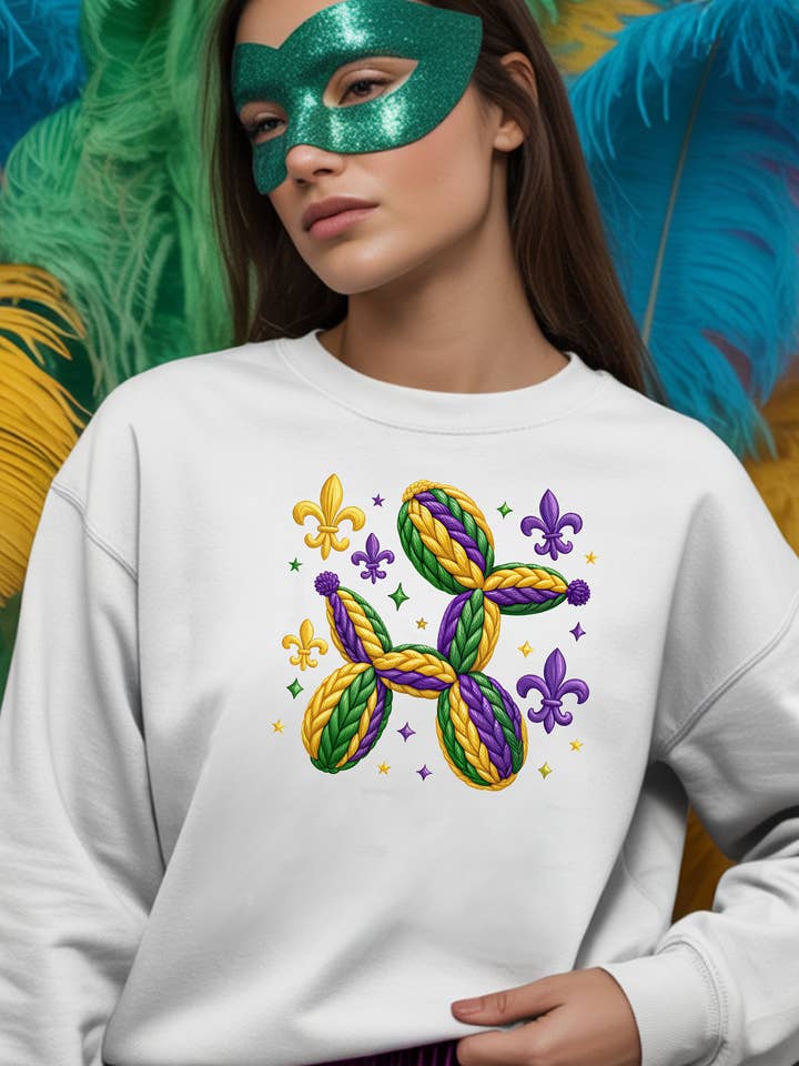 Crochet Walk it Dog Sweatshirt - Gildan Softstyle for wholesale by Rainwater Designs