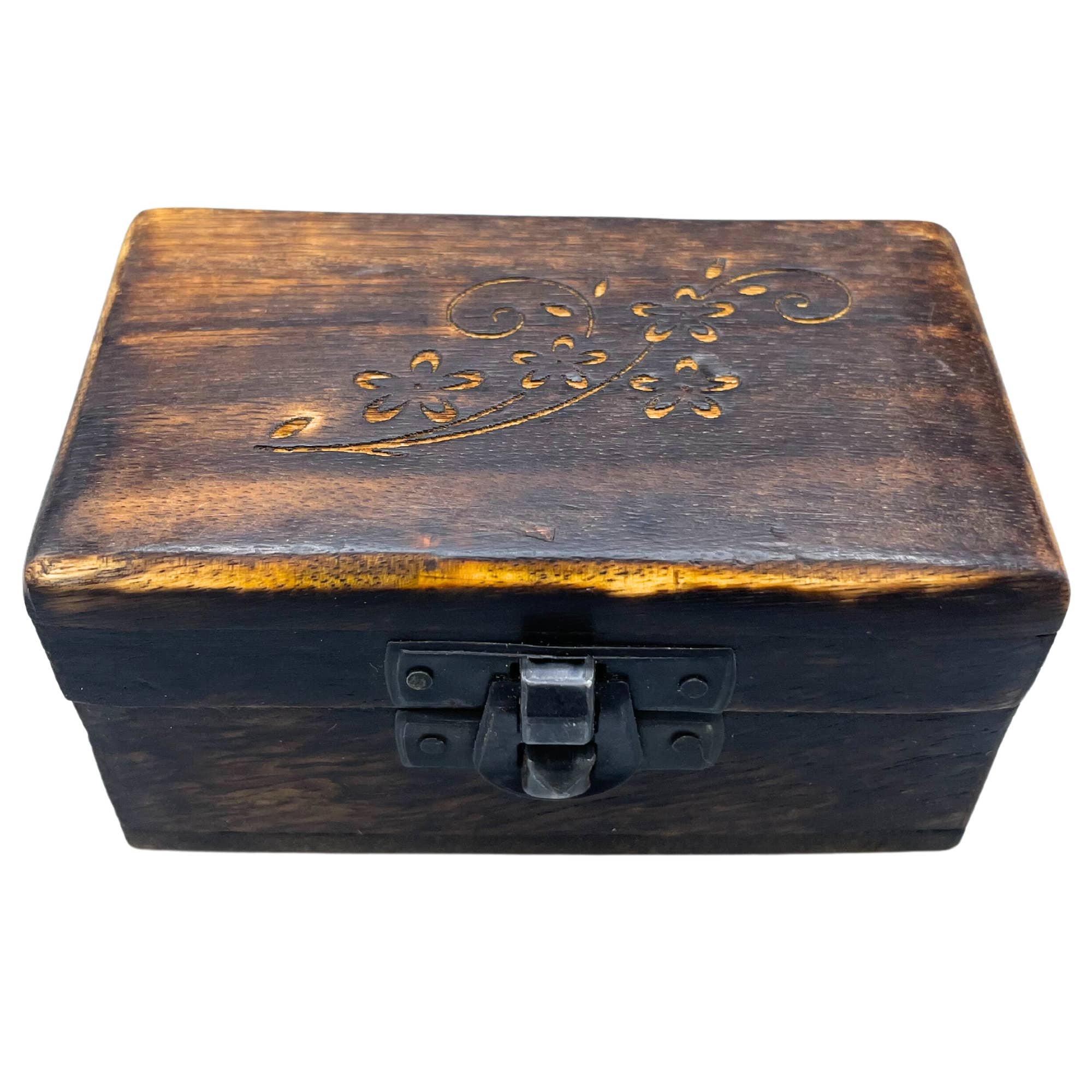 Ancient Wisdom - Wholesale Decorative Box - 10x Wooden Pill Box 9x5x4cm1