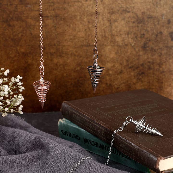VIGOR - Wholesale Meditation Supplies - Professional Grade Metal Dowsing Pendulum Divination Dower R7