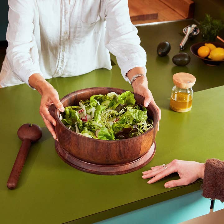 Holcomb - Wholesale Serve Bowl - Dot Salad Bowl4