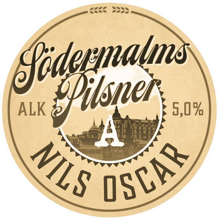 Nils Oscar - Wholesale Beer - Nils Oscar Södermalmspilsner 50 cl2