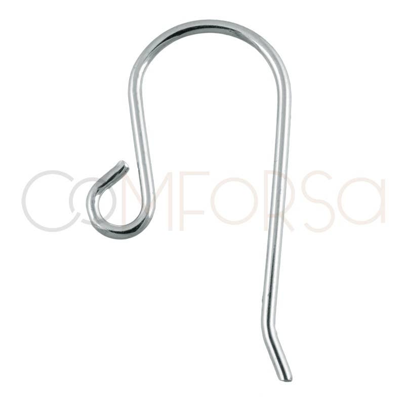 COM FORSA SL - Wholesale Craft Supplies - Sterling Silver 925 Rose Gold-Plated Large Hook With Open Ri1
