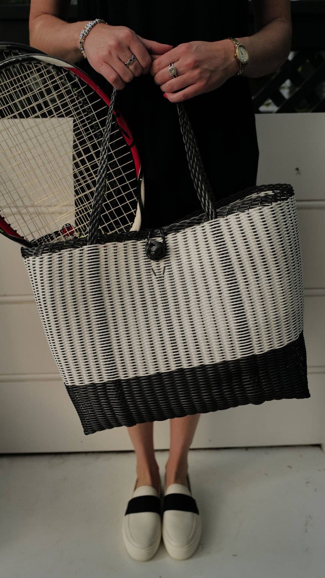 The Lilley Line - Wholesale Tote Bag - Women's - Medium, Rothko in White/Black4