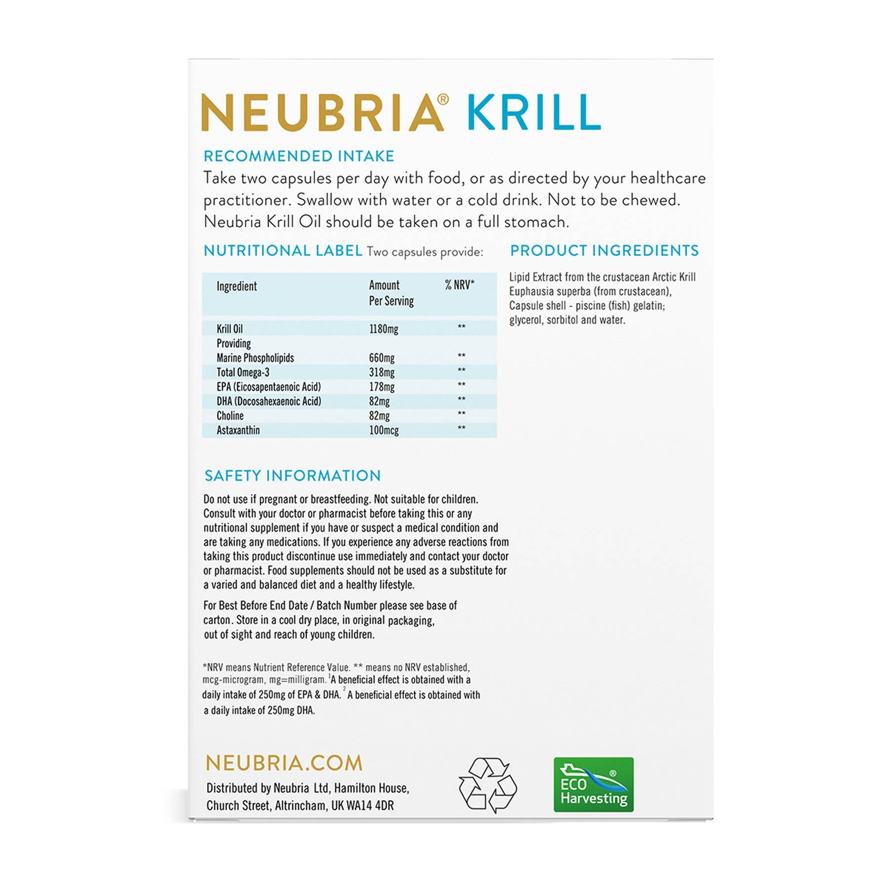 Neubria – wholesale Oral supplement/vitamin – Krill2