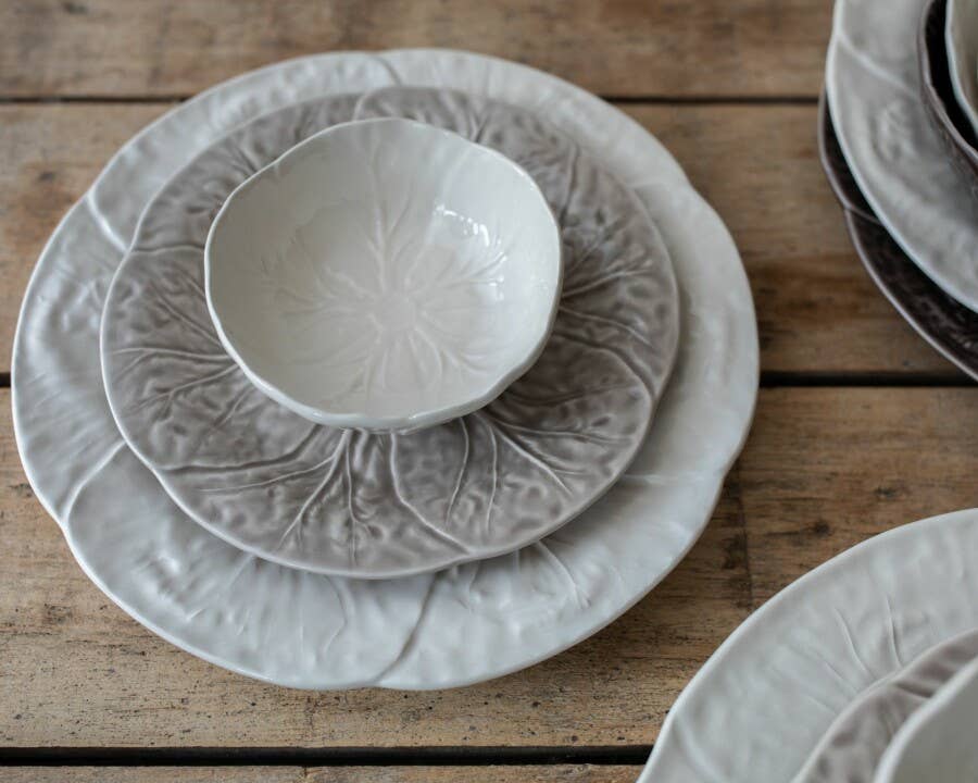 VAN VERRE - Wholesale Dinner Plate - CABBAGE DESSERT PLATE Ø20.5CM12