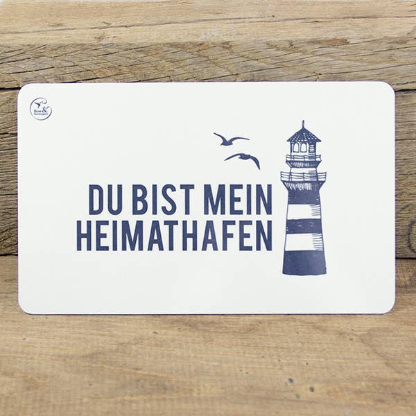 Bow & Hummingbird - Wholesale Placemat - Maritime breakfast board home port0