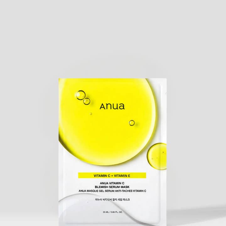 YEOSKIN - Vente Masque pour le visage - ANUA – Masque en Tissu au Citron Vert & Vitamine C 25ml