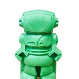Robot Figurine - Green Concrete for wholesale by Junny