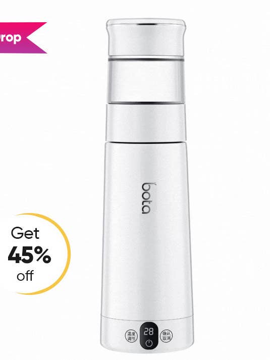 Bouteille de thé Pearl White pour la vente par BOTA