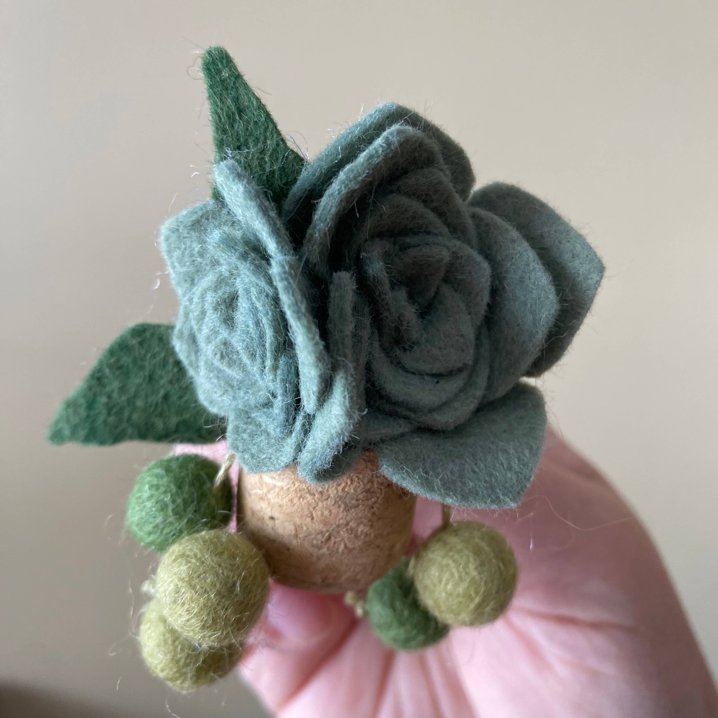 ForgetBKnot - Vente Désodorisant pour voiture – unisexe - Diffuseur d'huiles essentielles pour voiture avec clip : Feutre Succulent5