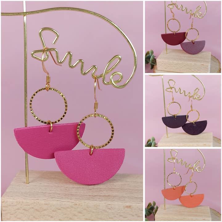 HINA øreringe mat - 4 farver for engroshandel hos COLICREA