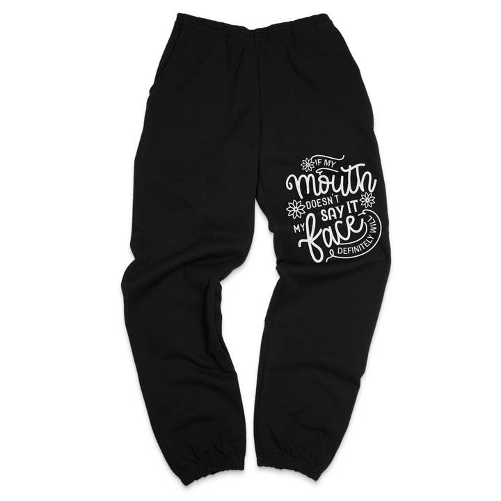 Se la mia bocca non lo dice pantaloni della tuta per la vendita all'ingrosso da parte di tcbco