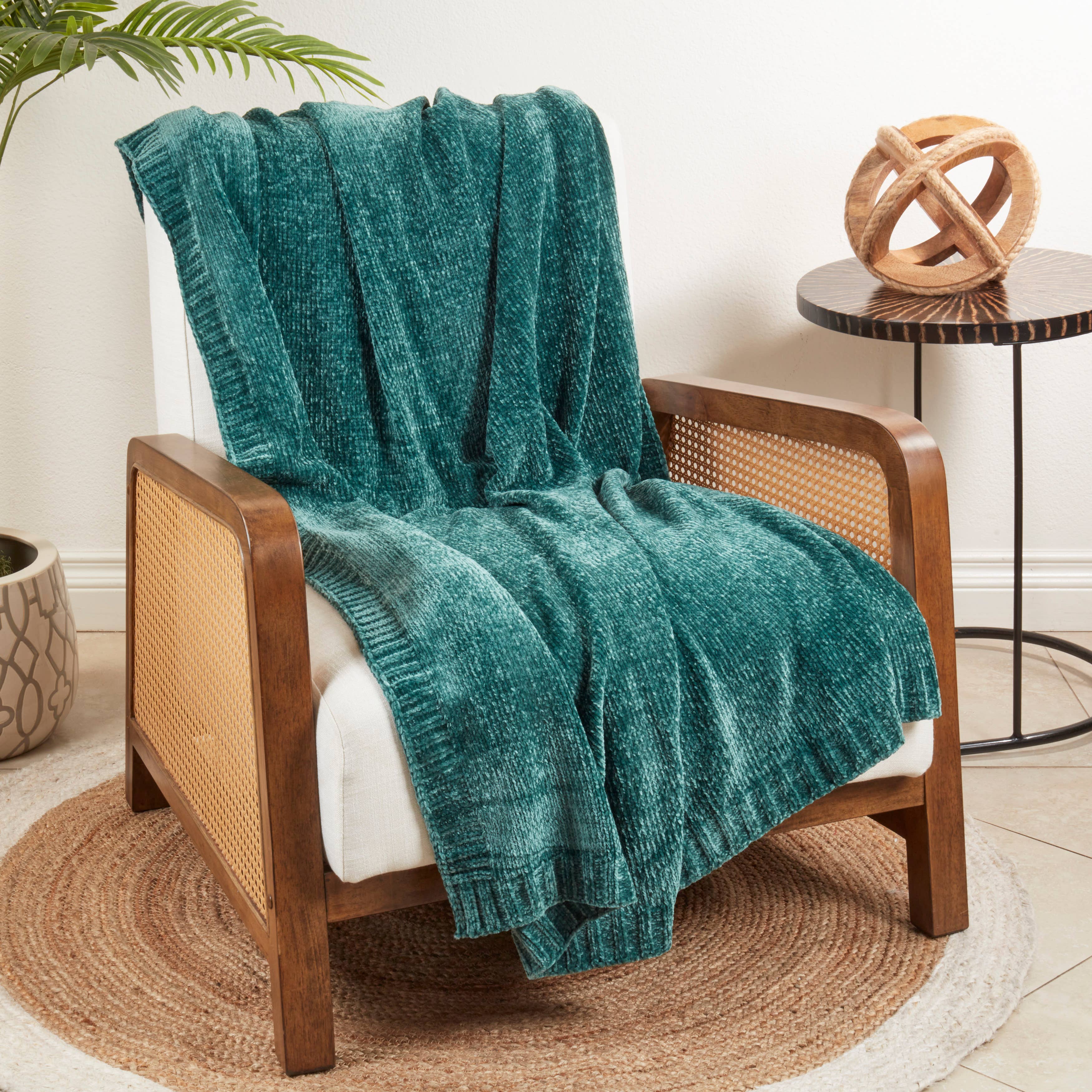 Saro Lifestyle - Wholesale Throw blanket - Warmth of Chenille Knit Throw8