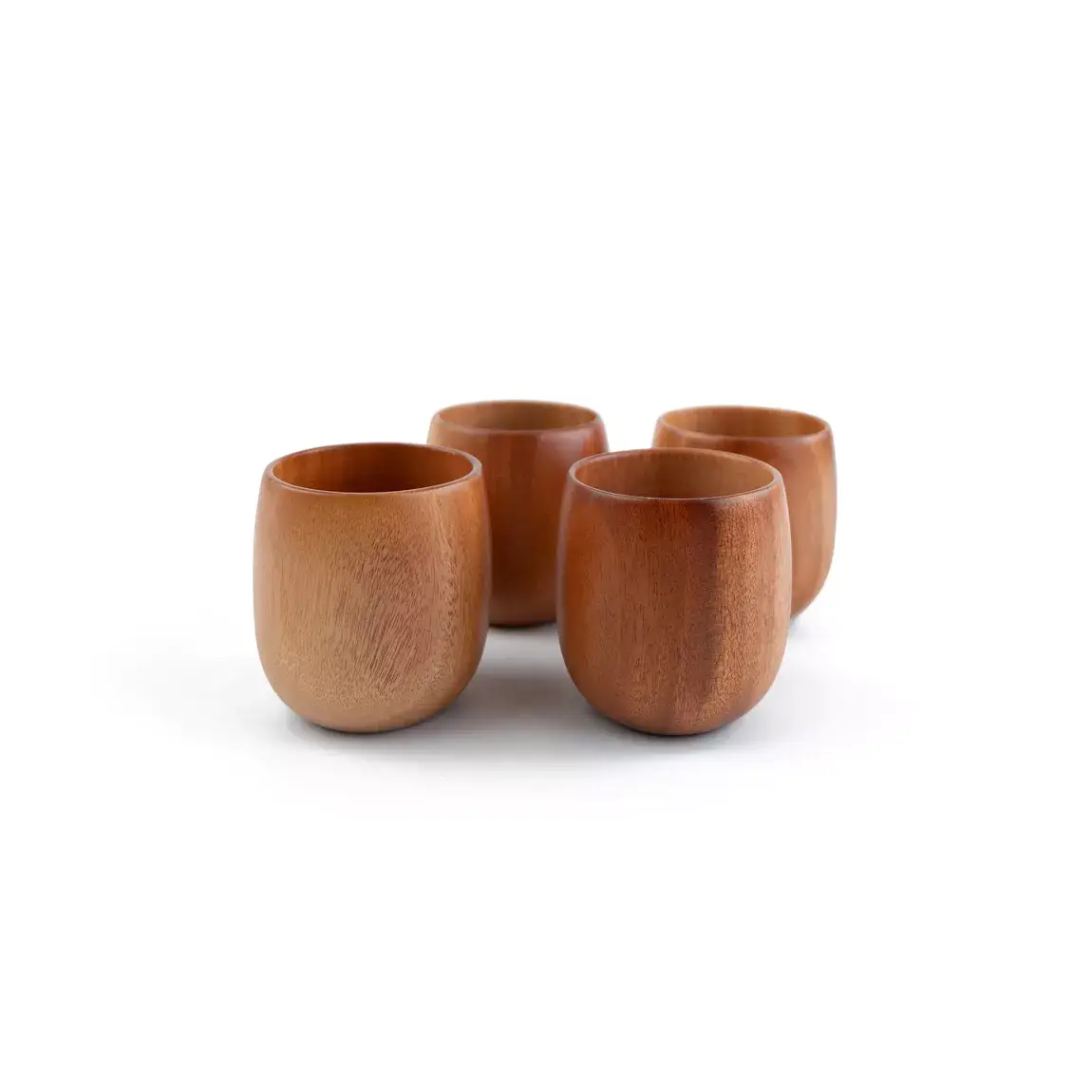 Khaya Woodware - Wholesale Coffee/Tea Cup - Khaya Wood - Japanese-style Tea Cup - Handmade - Eco-friendy0