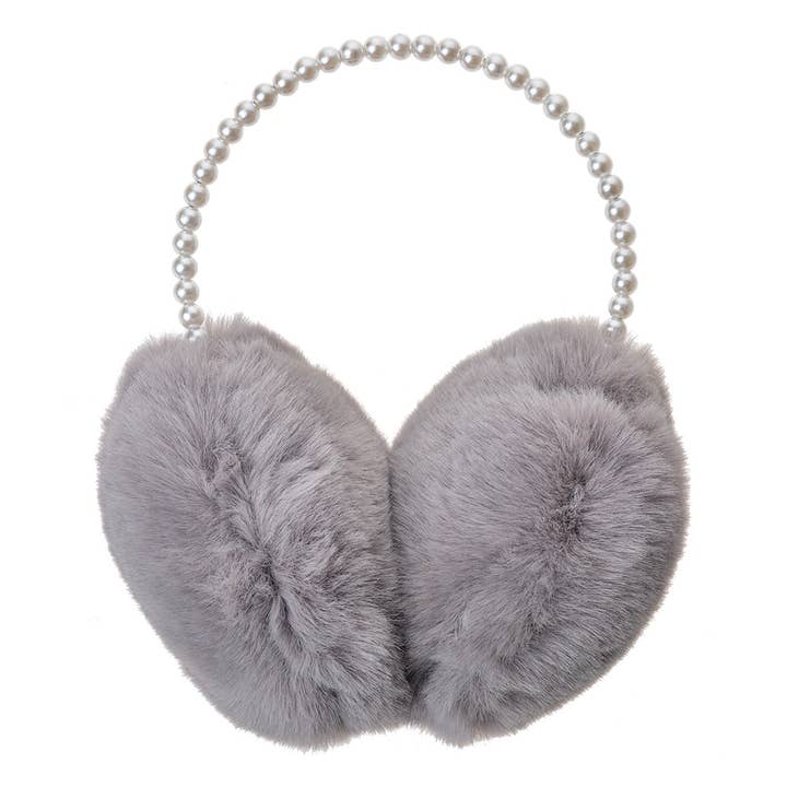 Clayre & Eef – wholesale Earwarmers / ear muffs – kids – JZCEW0019G Earmuffs for Girls one size Grey Polyester