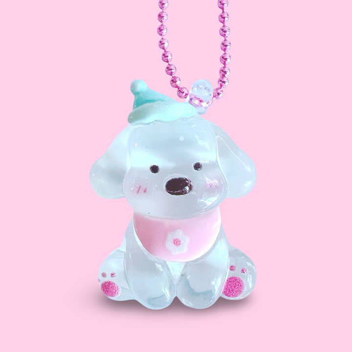 Milky Dogs Kids Necklace I Handmade I Stocking Stuffer for wholesale by Pop Cutie Accessories & Gifts