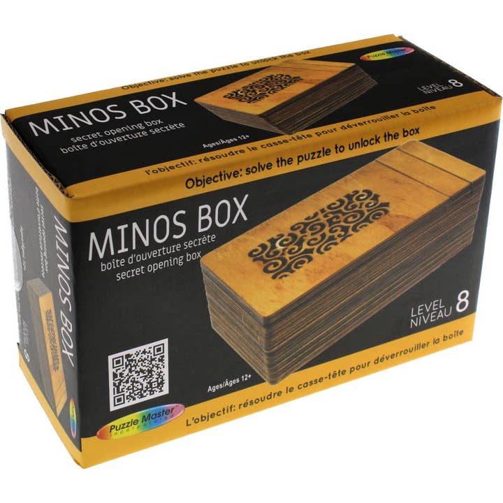 Puzzle Master - Wholesale Puzzle - Adult - Minos Box | Wooden Puzzle Boxes