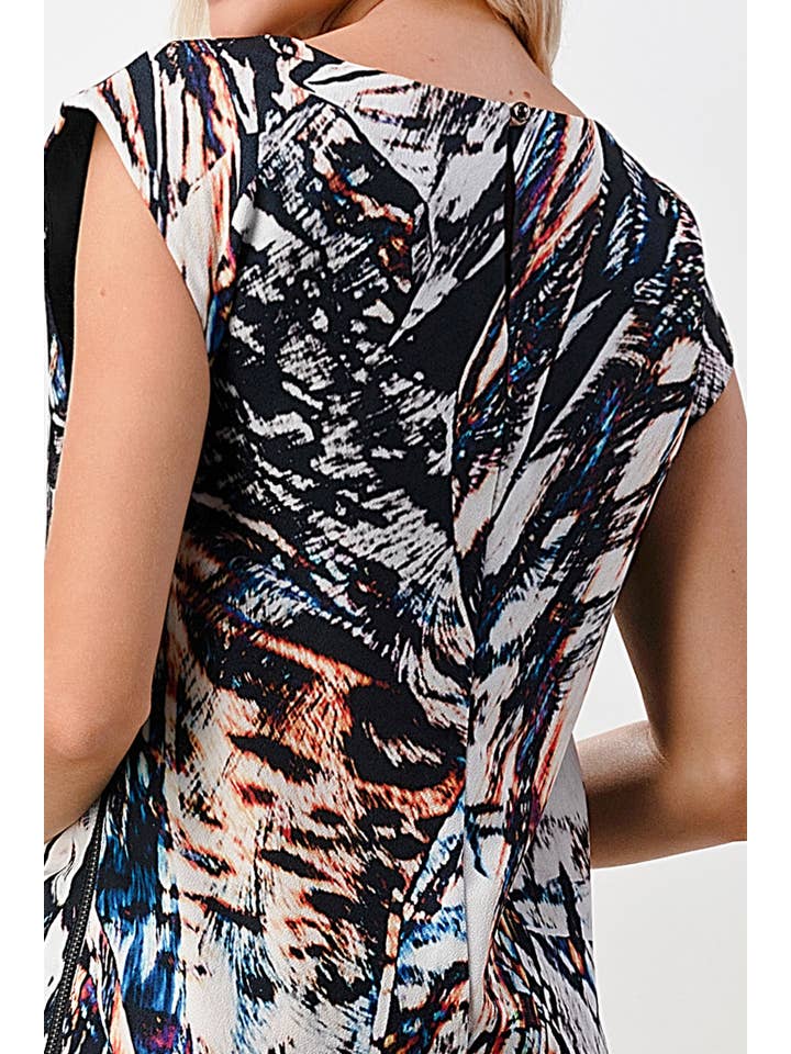 MULTI Robe tunique à fermeture éclair sur le côté en vente sur Faire5