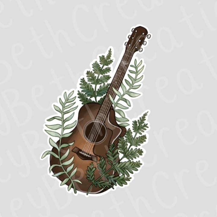 The Last of Us Sticker | Ellie’s Guitar | TLOU Sticker | Waterproof Sticker for wholesale by CarleyBethCreations