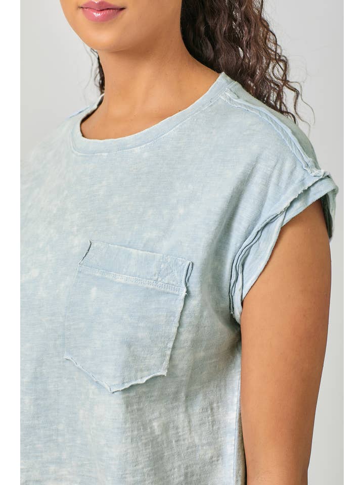 Mystree - Wholesale T-Shirt - Women's - 61119 Washed Slouchy Essential Tee20