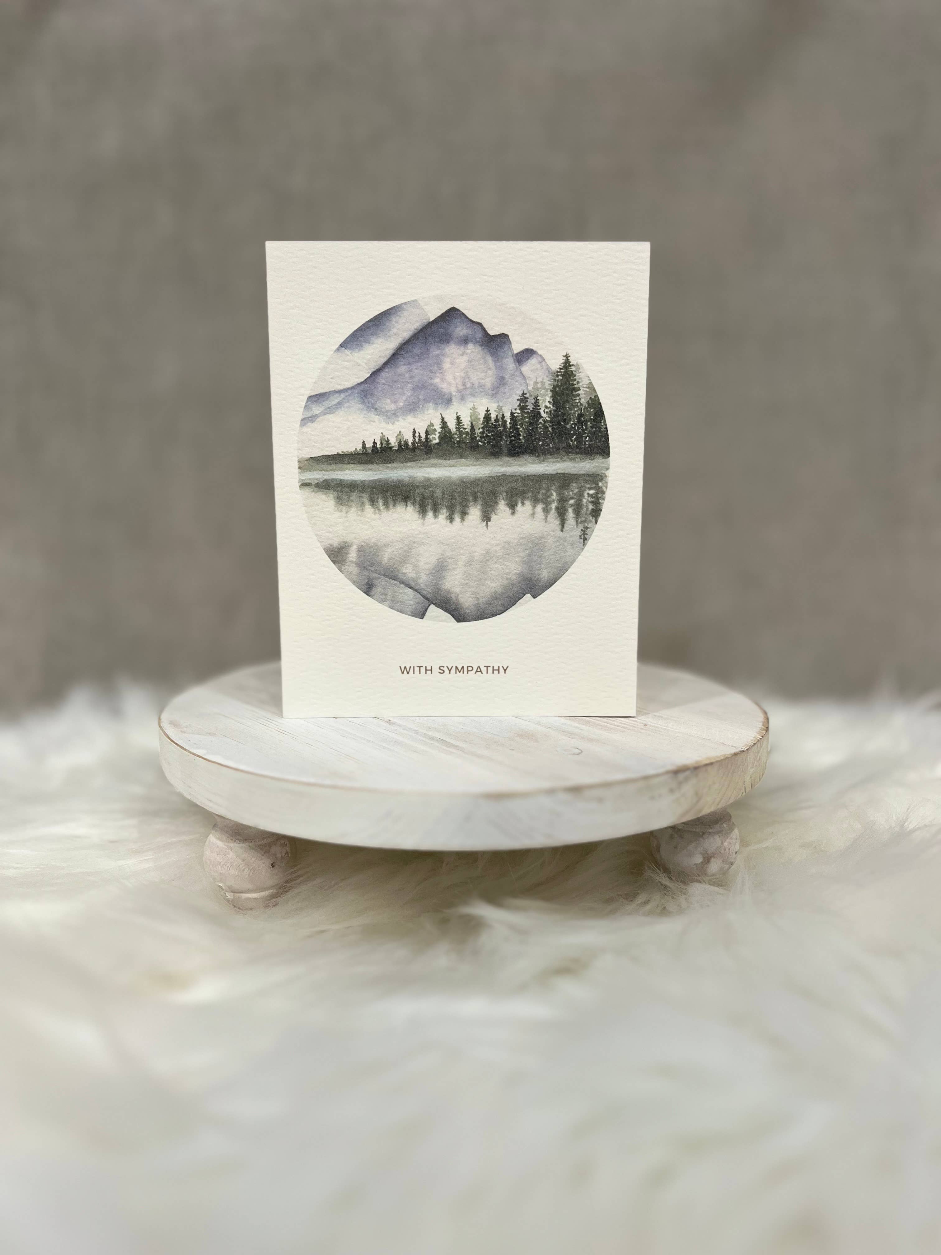 Paper Kuts - Wholesale Sympathy Card - "With Sympathy" Sympathy Card, Includes Kraft Envelope1