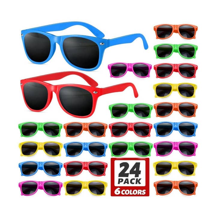 24 Neon Color Sunglasses for wholesale by AZ Trading & Import (Toys, RC Toys & More)