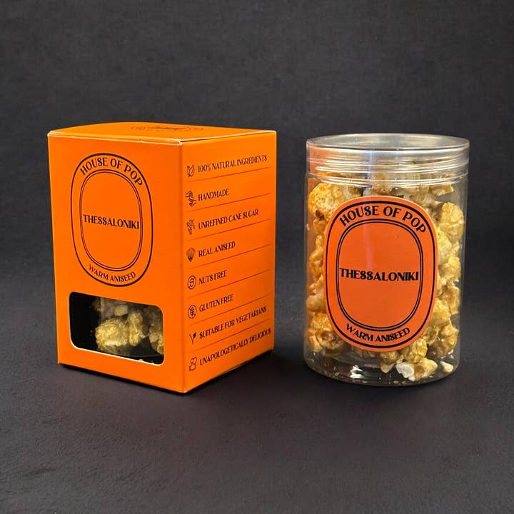 Thessaloniki Artisan Popcorn (Warm Aniseed) for wholesale by HOUSE OF POP