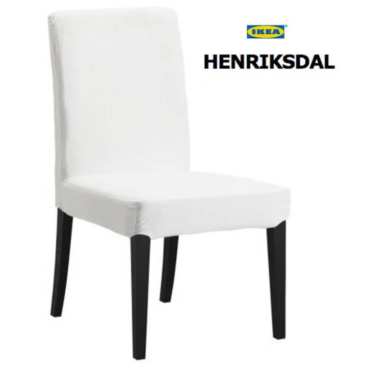 REMOVED BRAND – Großhandel Stuhl-/Sofa-Schonbezug – Boucle Esszimmerstuhlbezüge, naturweiß, kompatibel mit IKEA Henriksdal, 2er-Set6